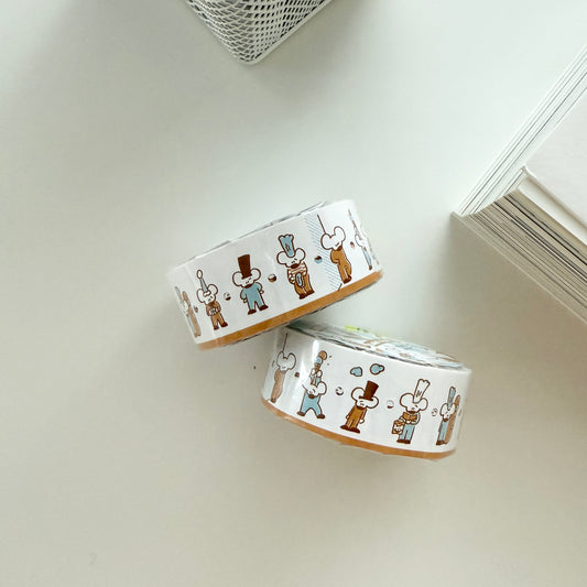 1991w2992 A Busy Day Label Sticker Roll