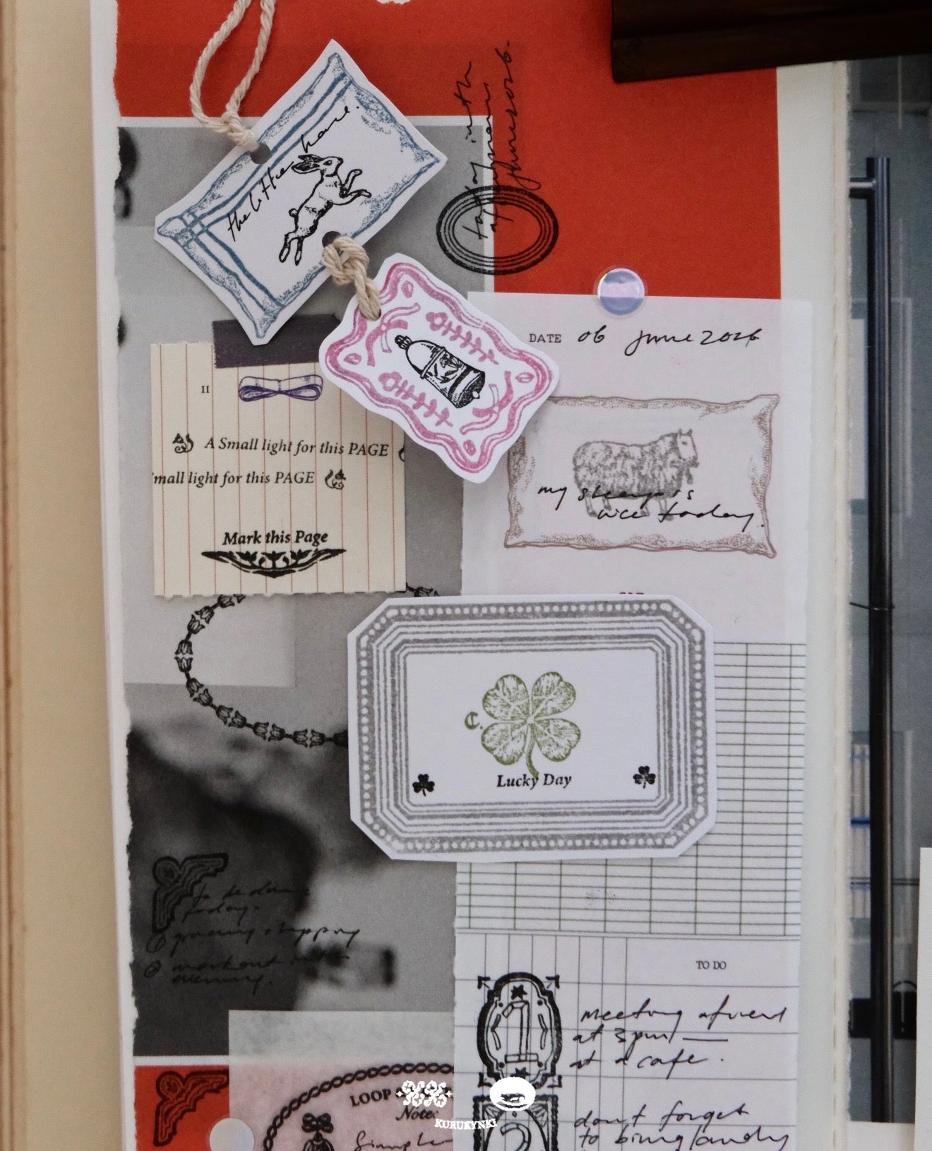 Kurukynki Dream Ledger Stamps / 4 Designs