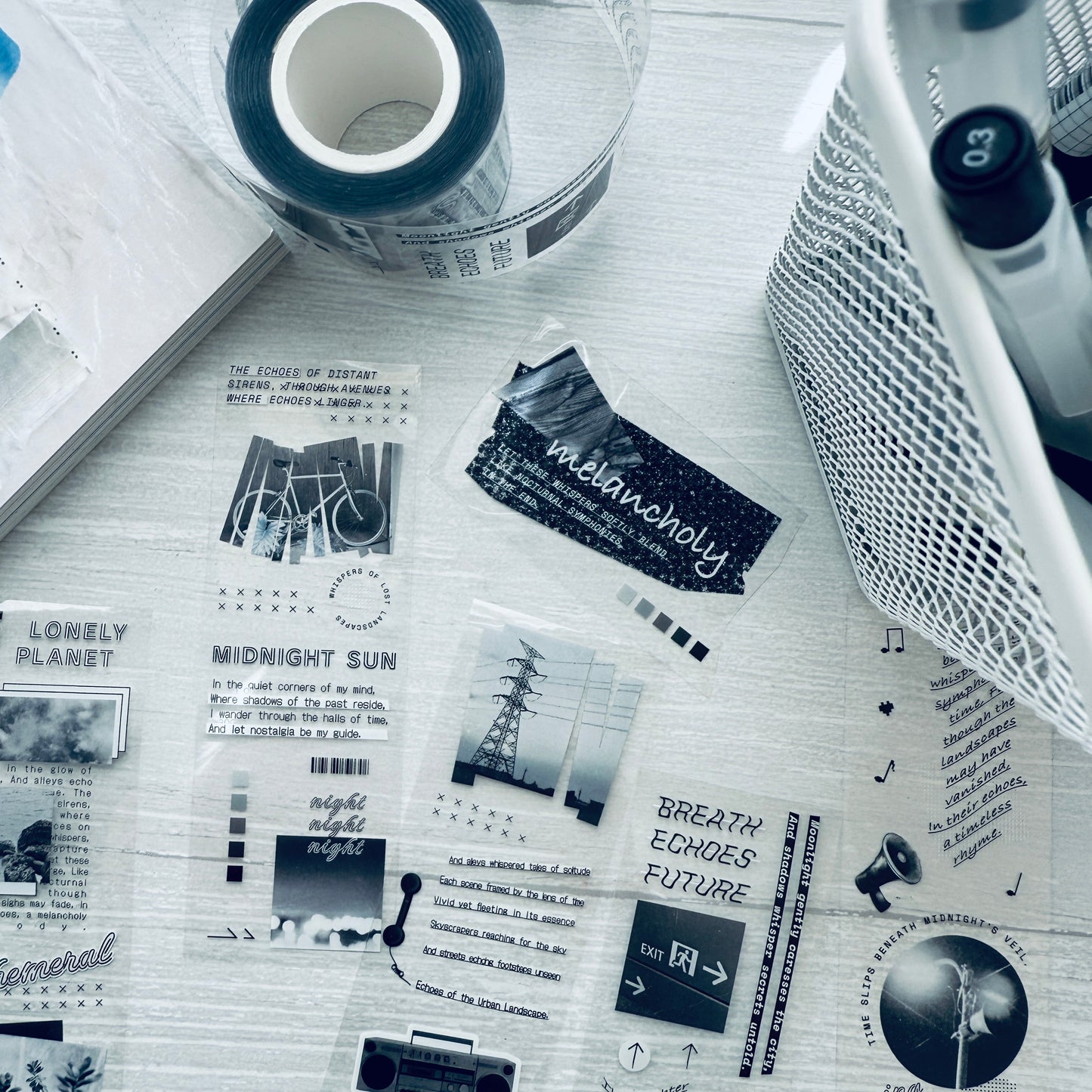 Asteroid B-610 Echo Blue Matte PET Tape