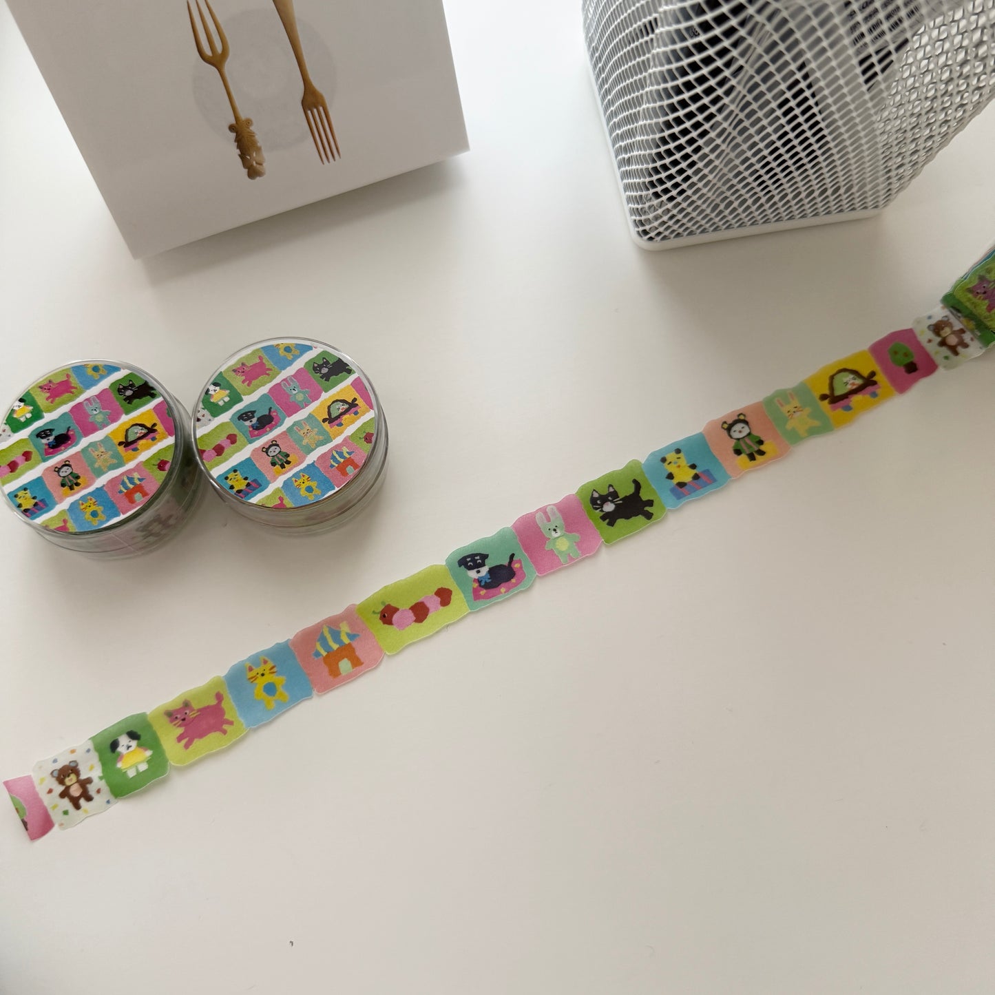 Sosom room Paper Friends Die-cut Masking Tape