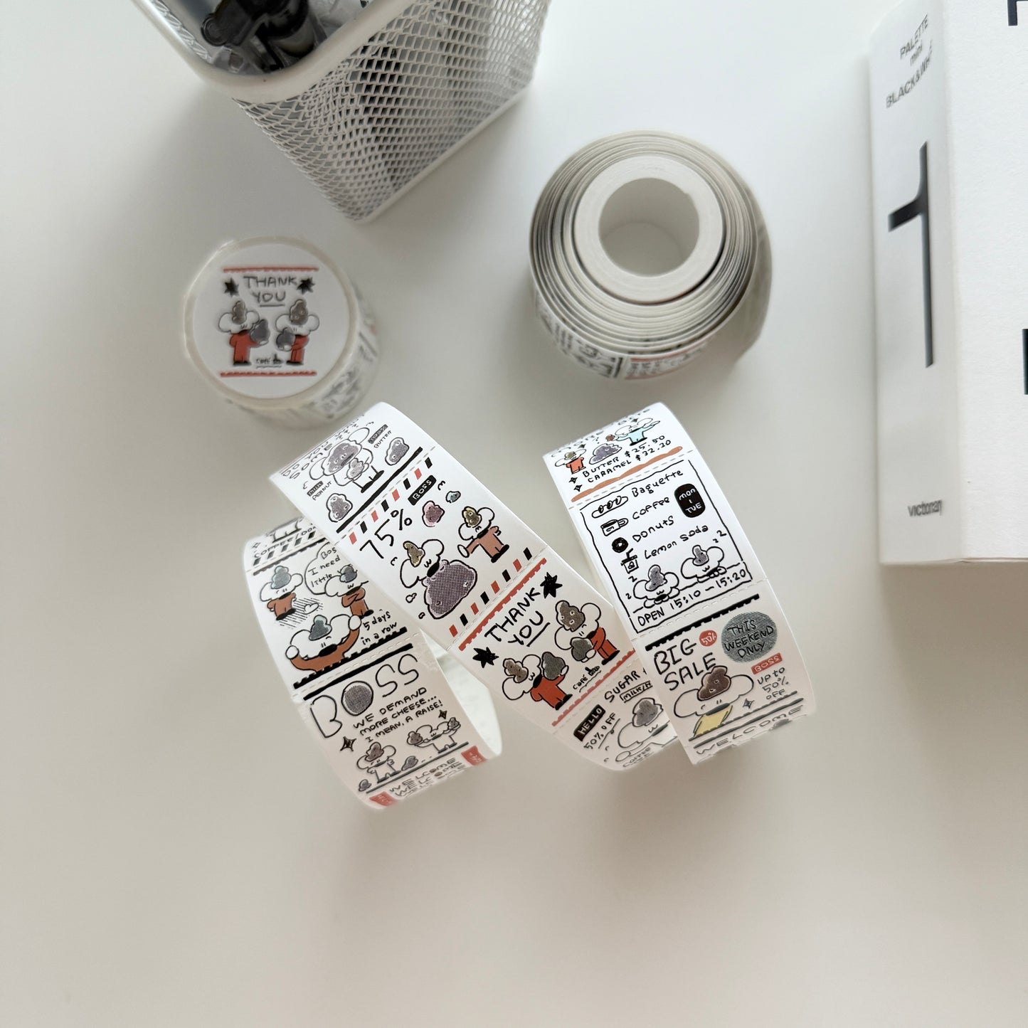 1991w2992 Thank You Ticket Sticker Roll