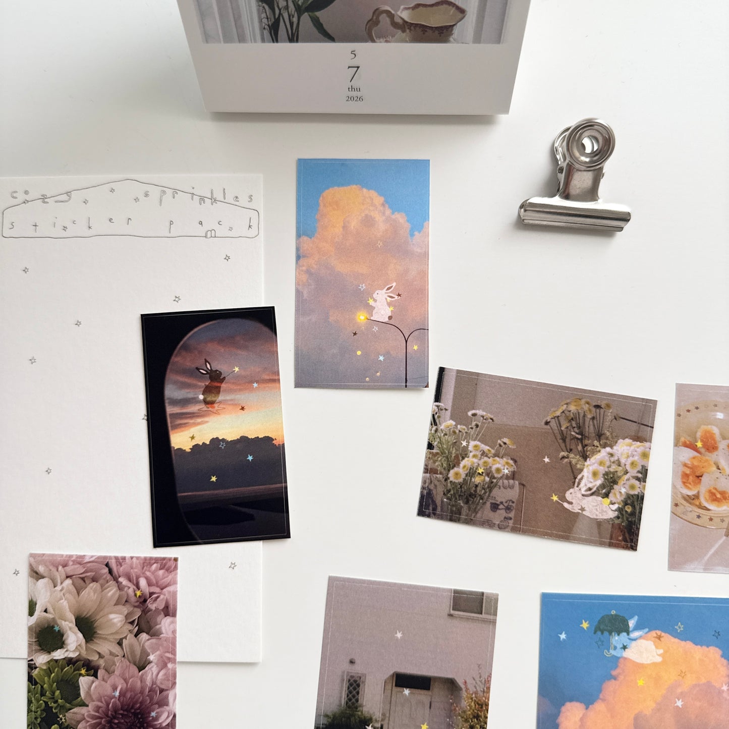 Bighands Moment Series Cozy Sprinkles Sticker Pack