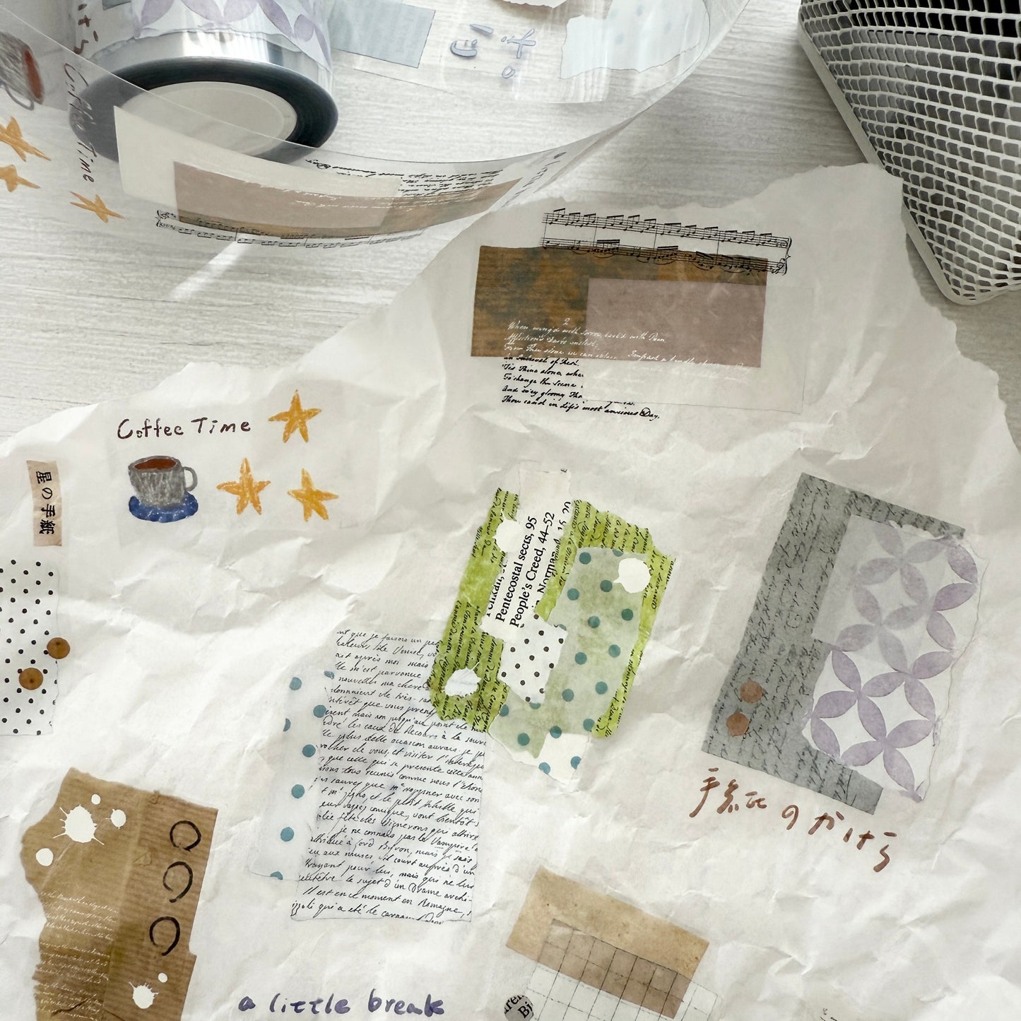 Asteroid B-610 Paper Language PET Tape