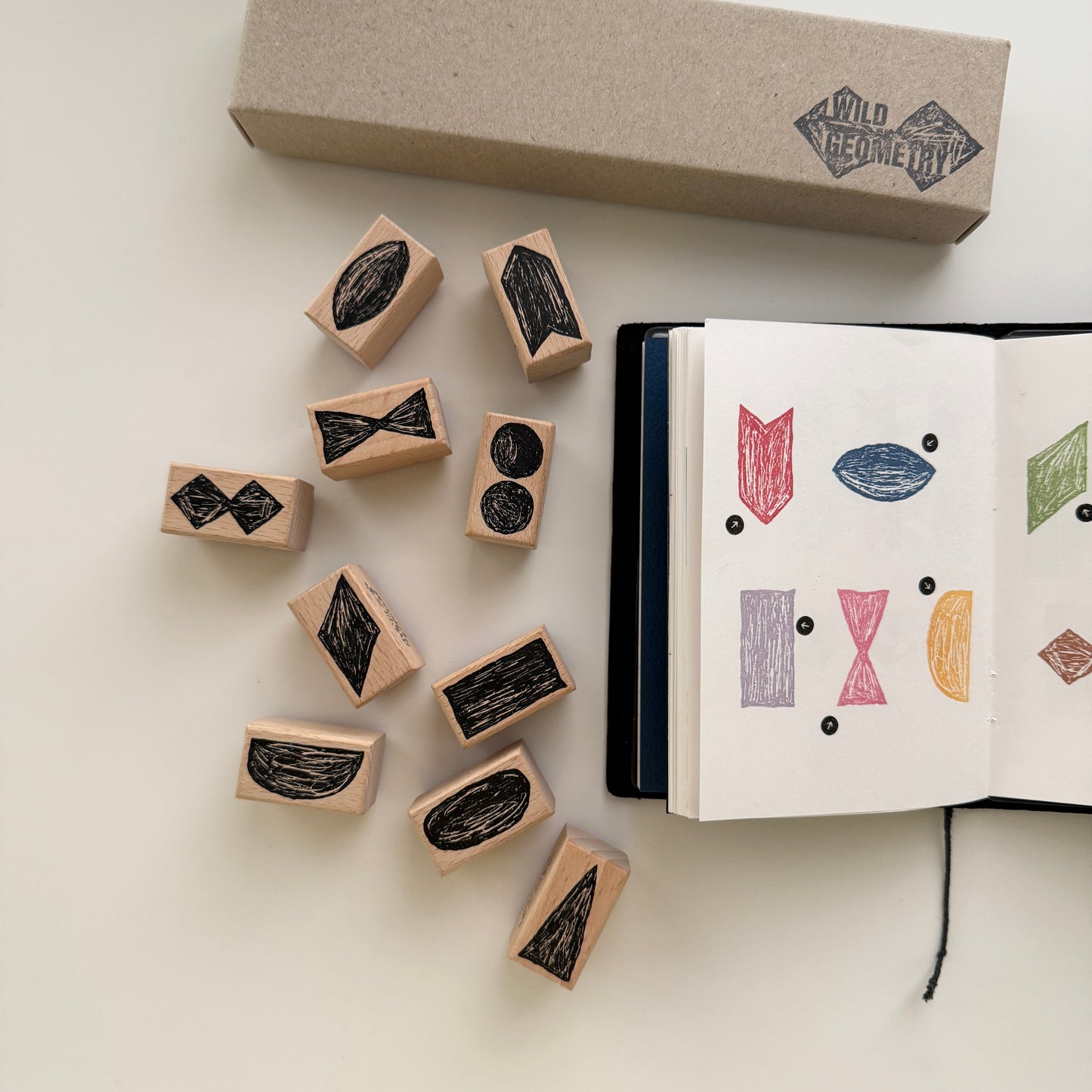 Matsukawasanmiya Wild Geometry Stamp Set