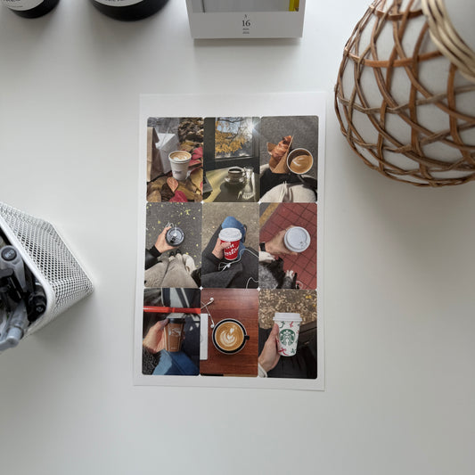 Kmmile Large Coffee Sticker Sheet (5)