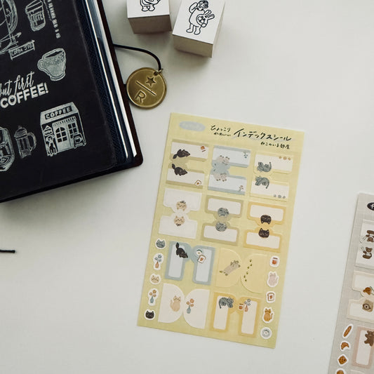 Furukawashiko Fufufu Index Label Sticker / 2 Designs