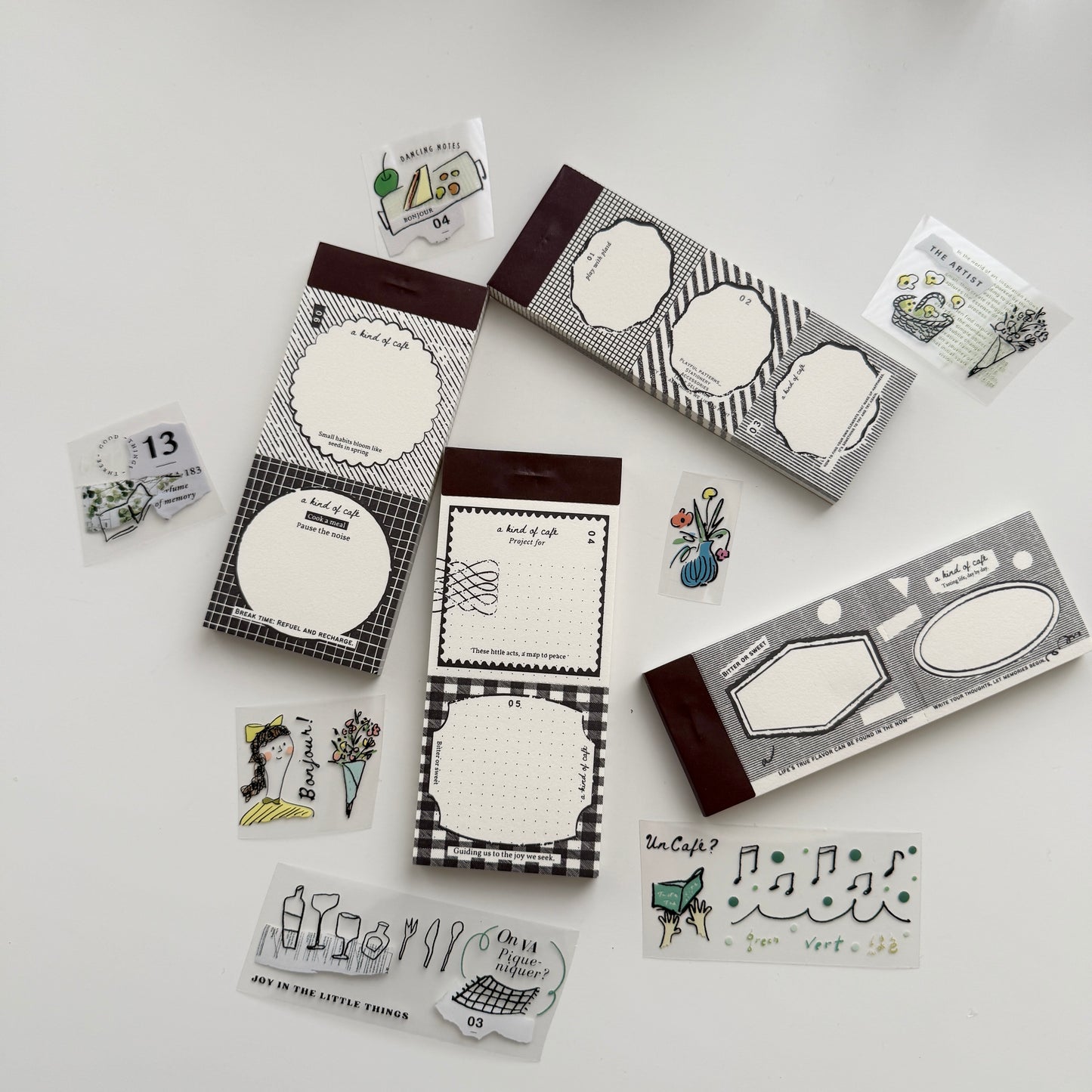 A kind of café Notepad Collection / No. 4-7