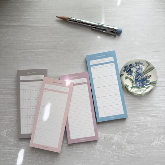 Organize a bit Life Record Memo / 4 Designs