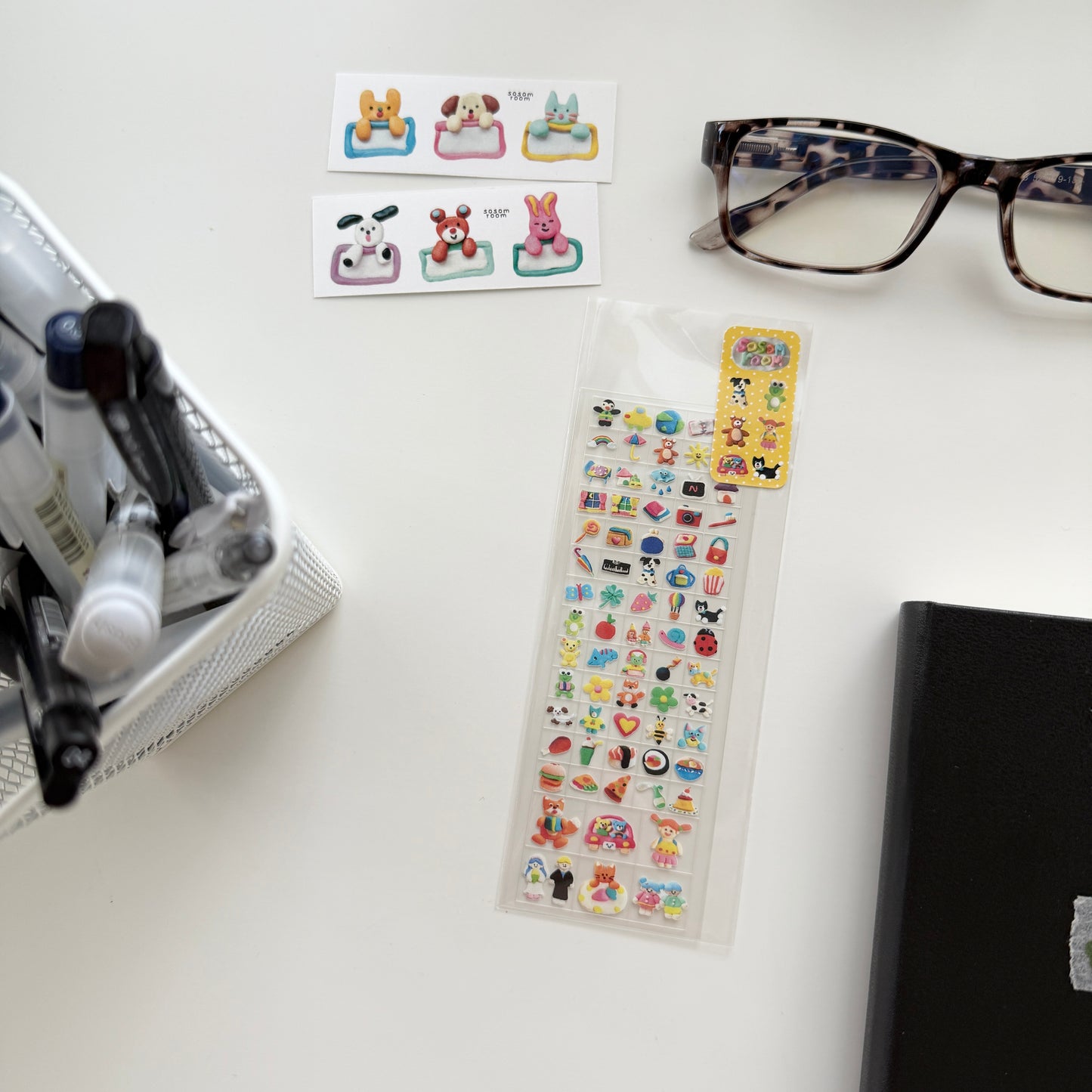 Sosom room Nemonemo Clear PET Sticker Sheet / January
