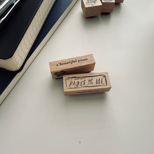 Black Milk Project Pages of Me Series Rubber Stamp Set / Limited