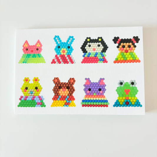 Sosom Room Beadie Friends Postcard