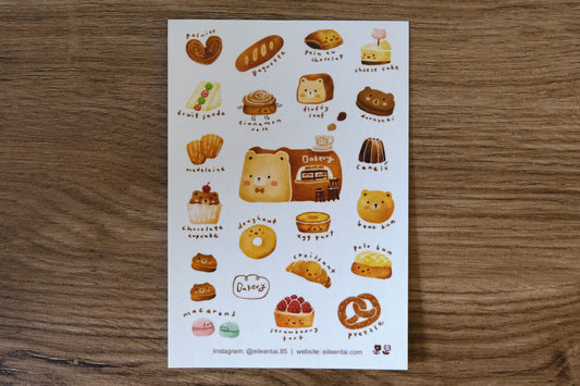 [ PRE-ORDER ONLY ] EileenTai 2025 Summer NEW Collection / Bakery sticker