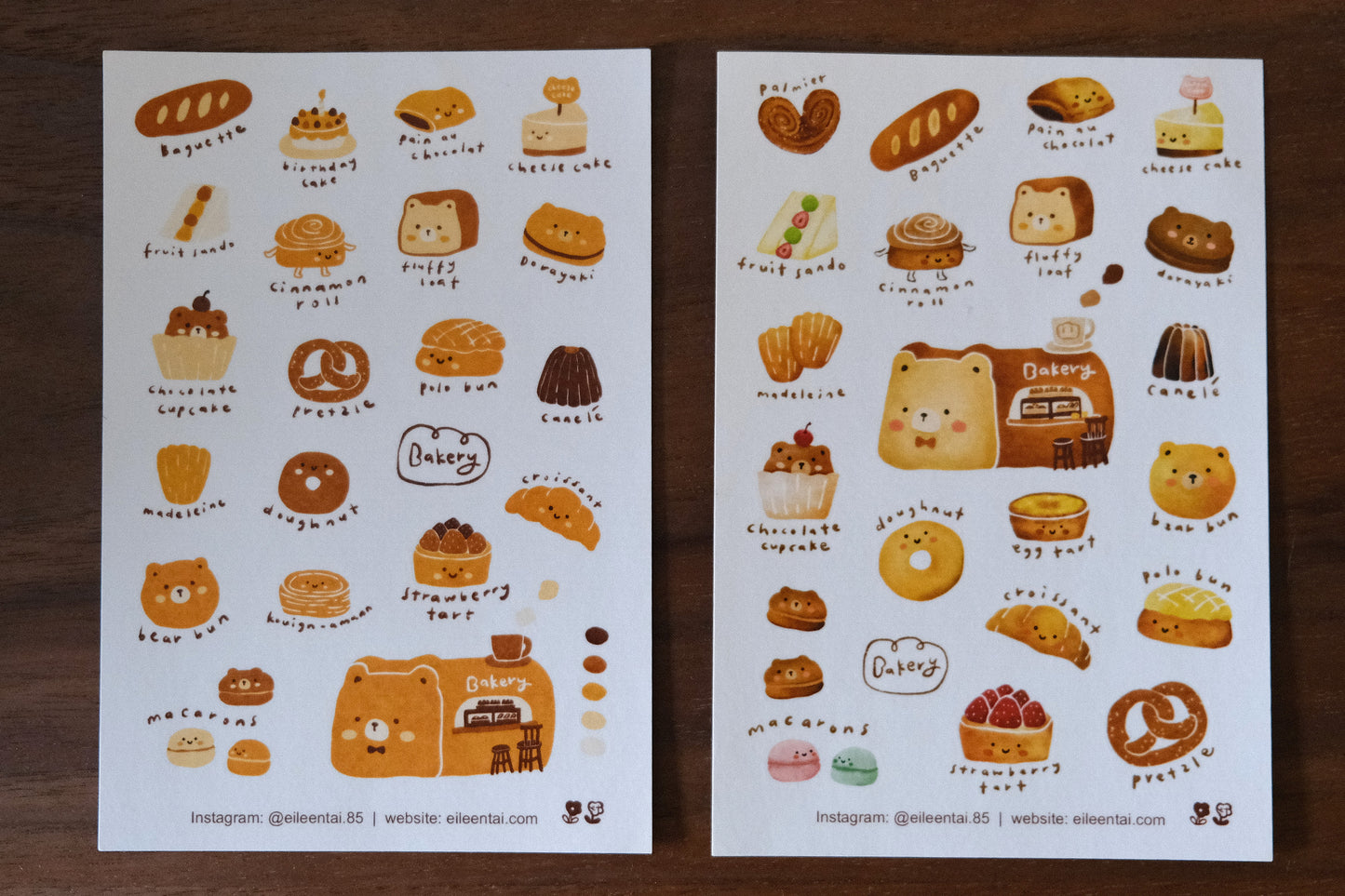 [ PRE-ORDER ONLY ] EileenTai 2025 Summer NEW Collection / Bakery sticker