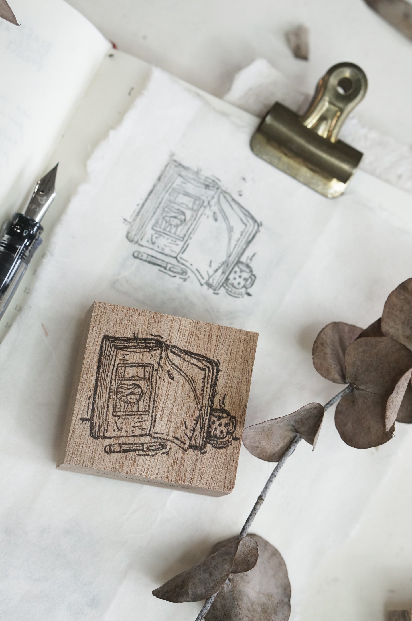 Black Milk Project Pages of Me Series Rubber Stamp / L