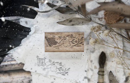 Black Milk Project Bird Series II Rubber Stamp // Birds Ornate