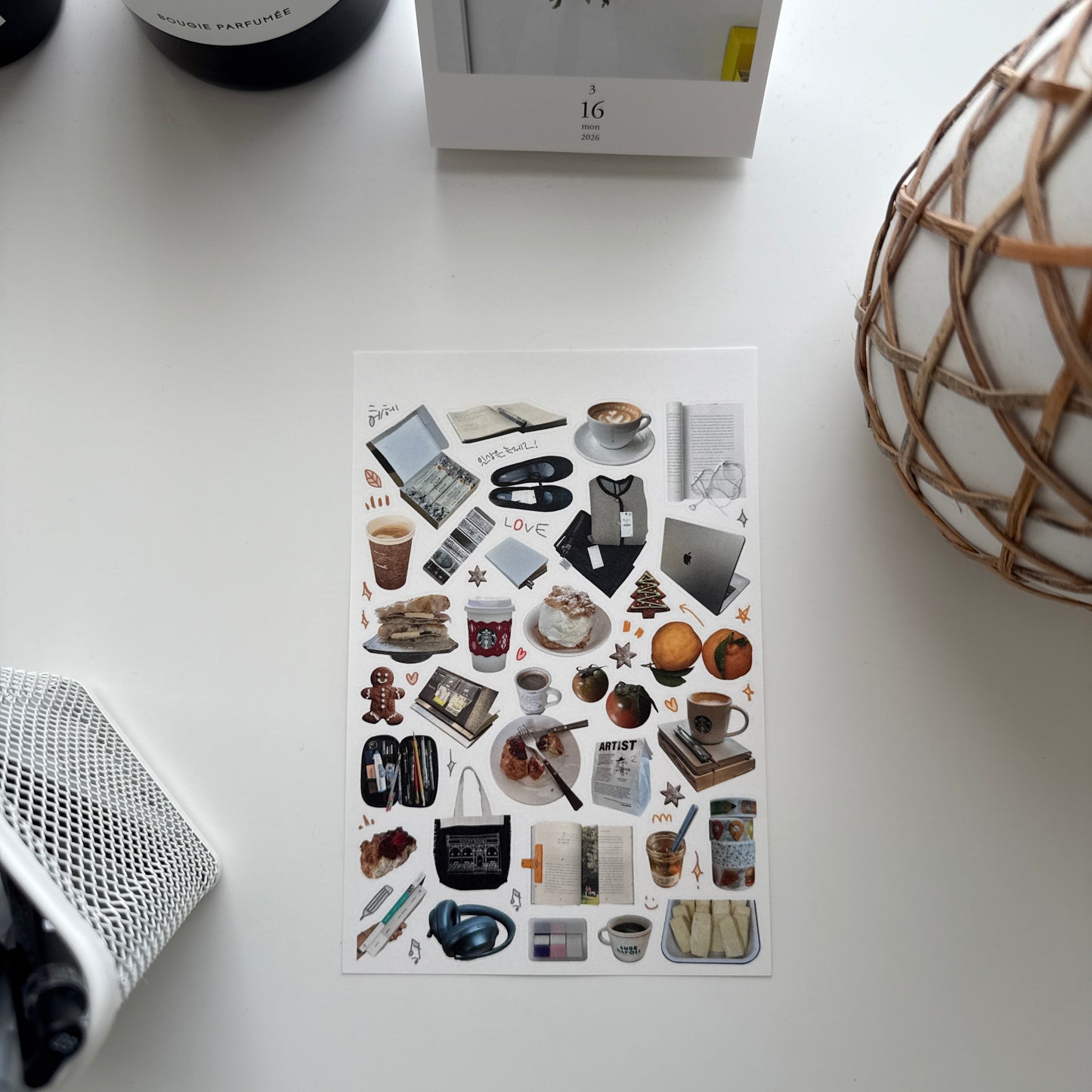 Kmmile Daily Object Sticker (1)