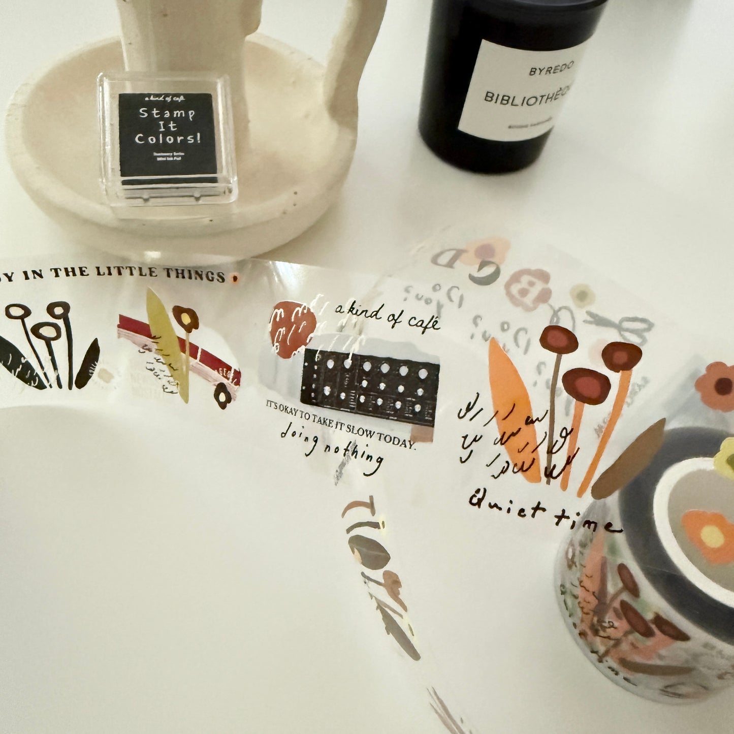 A kind of café NEW Weekend Magazine PET Tape | Revisit ver.