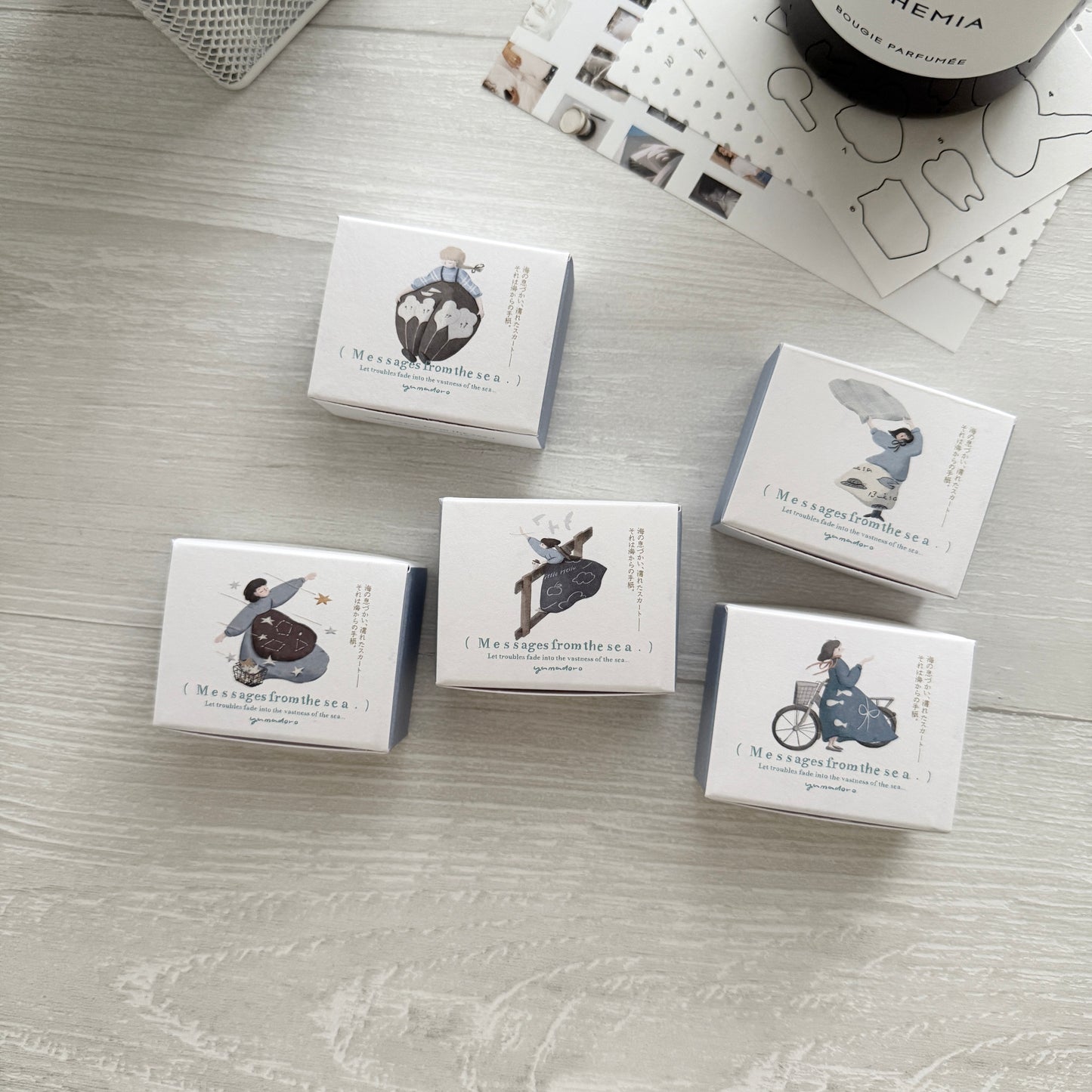 Yamadoro Messages from the Sea Collection Rubber Stamp