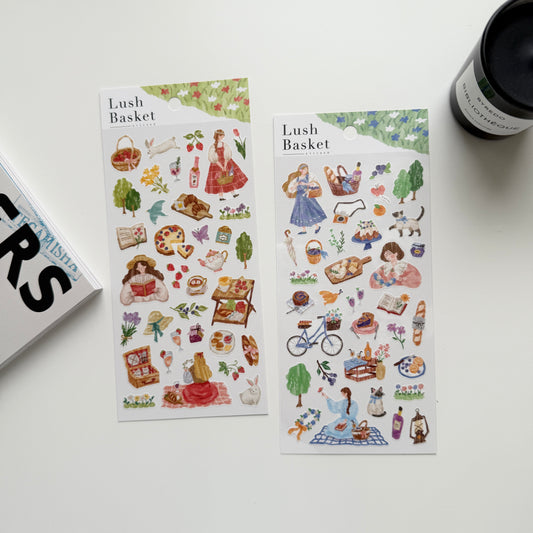 MIND WAVE Lunch Basket Sticker / 2 Designs