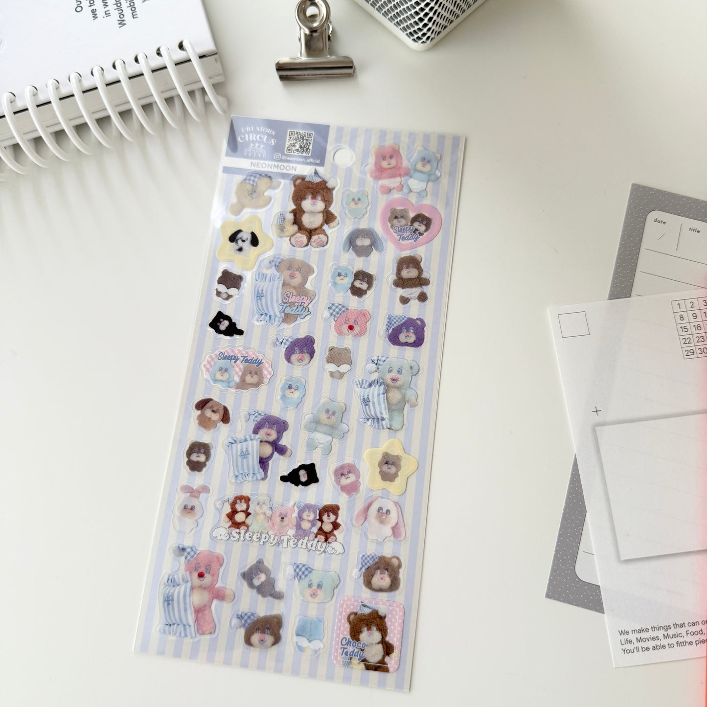 Creators Circus Sticker Sheet / Haruchan & Neonmoon
