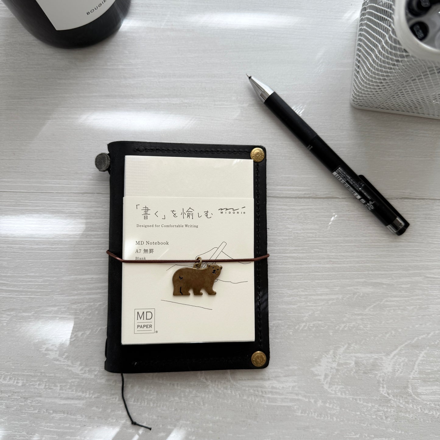 MD Notebook / A7 Blank & PVC Cover