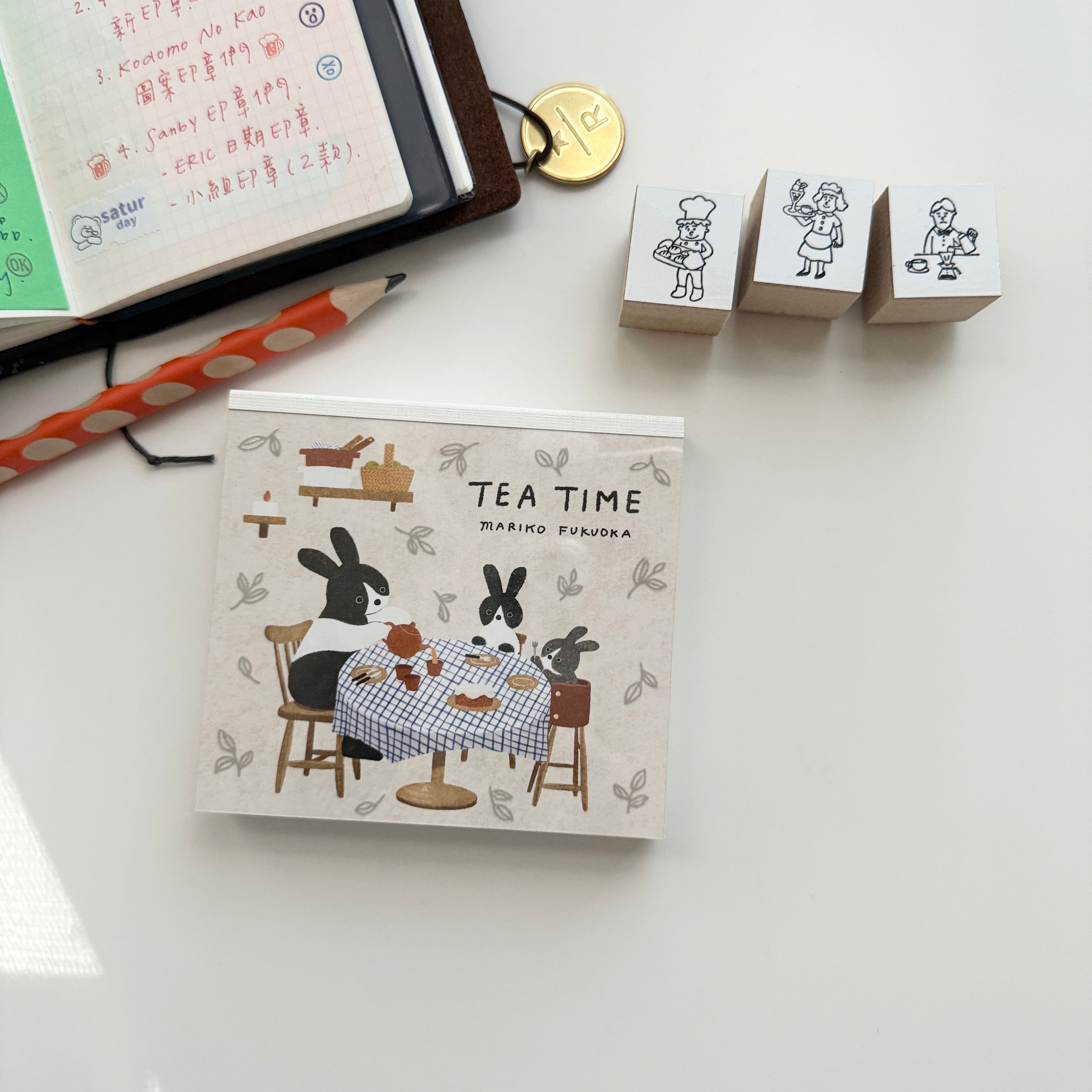 Cozyca Memo Block / Tea Time – Journal Station