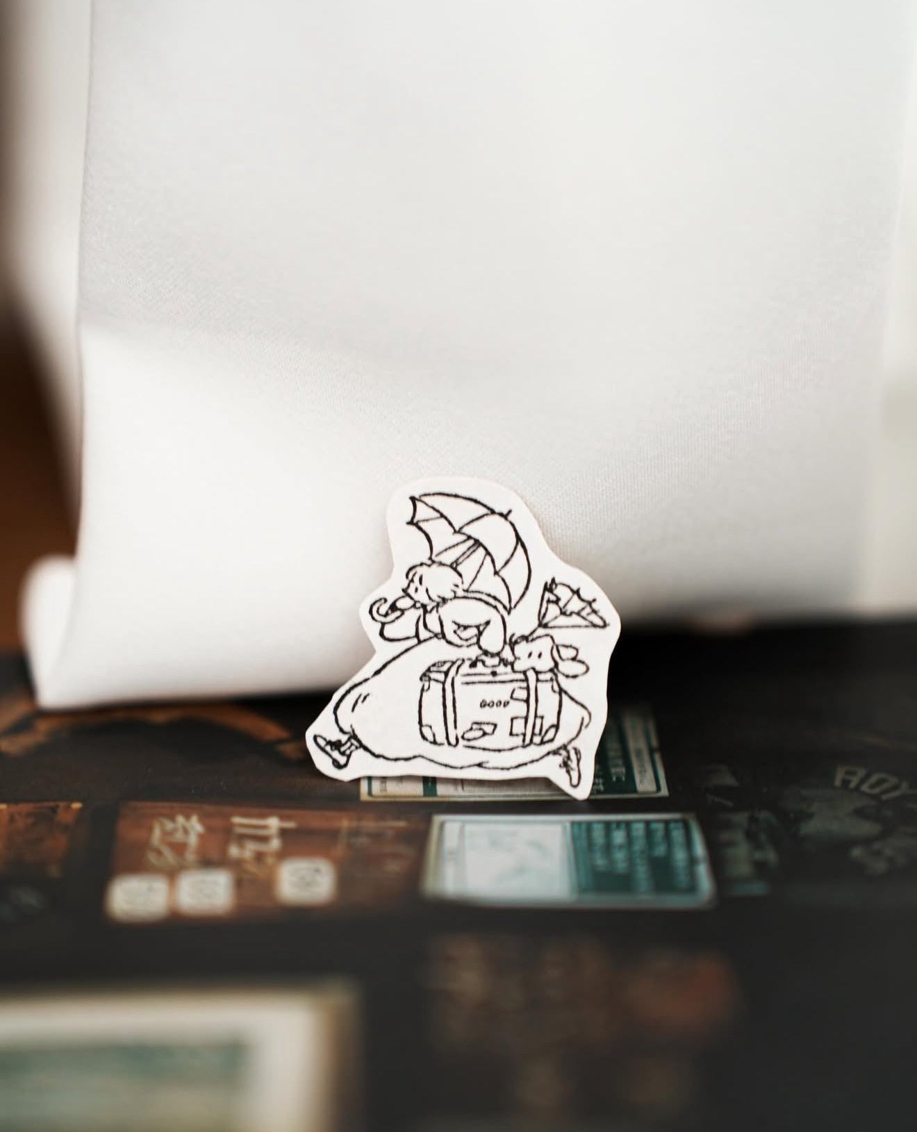 Yamadoro Among Stars 2-in-1 Rubber Stamp / 4 Designs