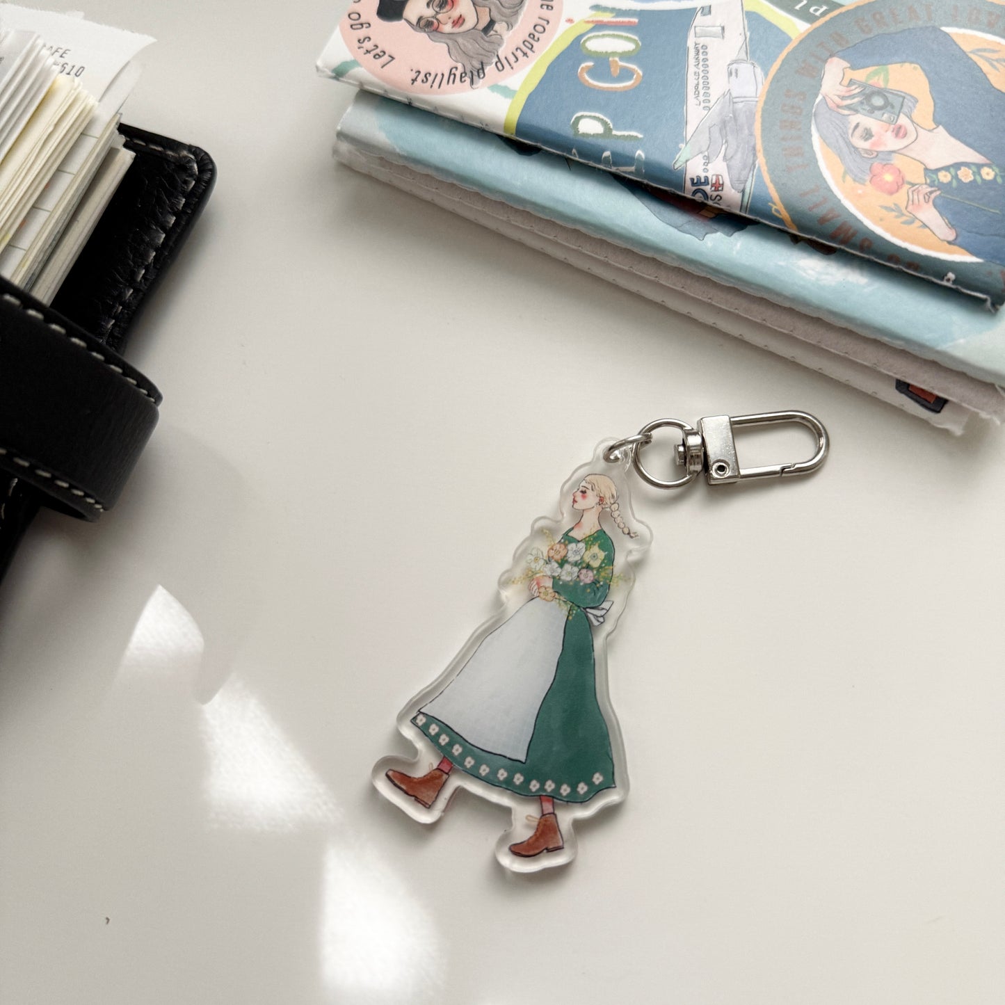 La Dolce Vita Acrylic Journal Charm / 7 Designs