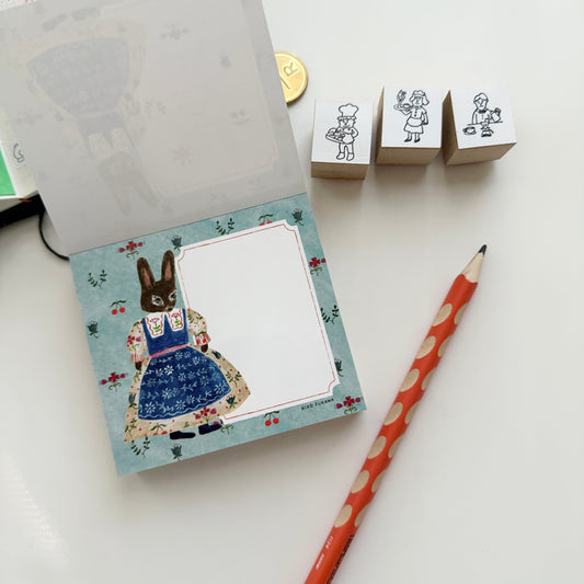 Cozyca Memo Block / Flower and Animals