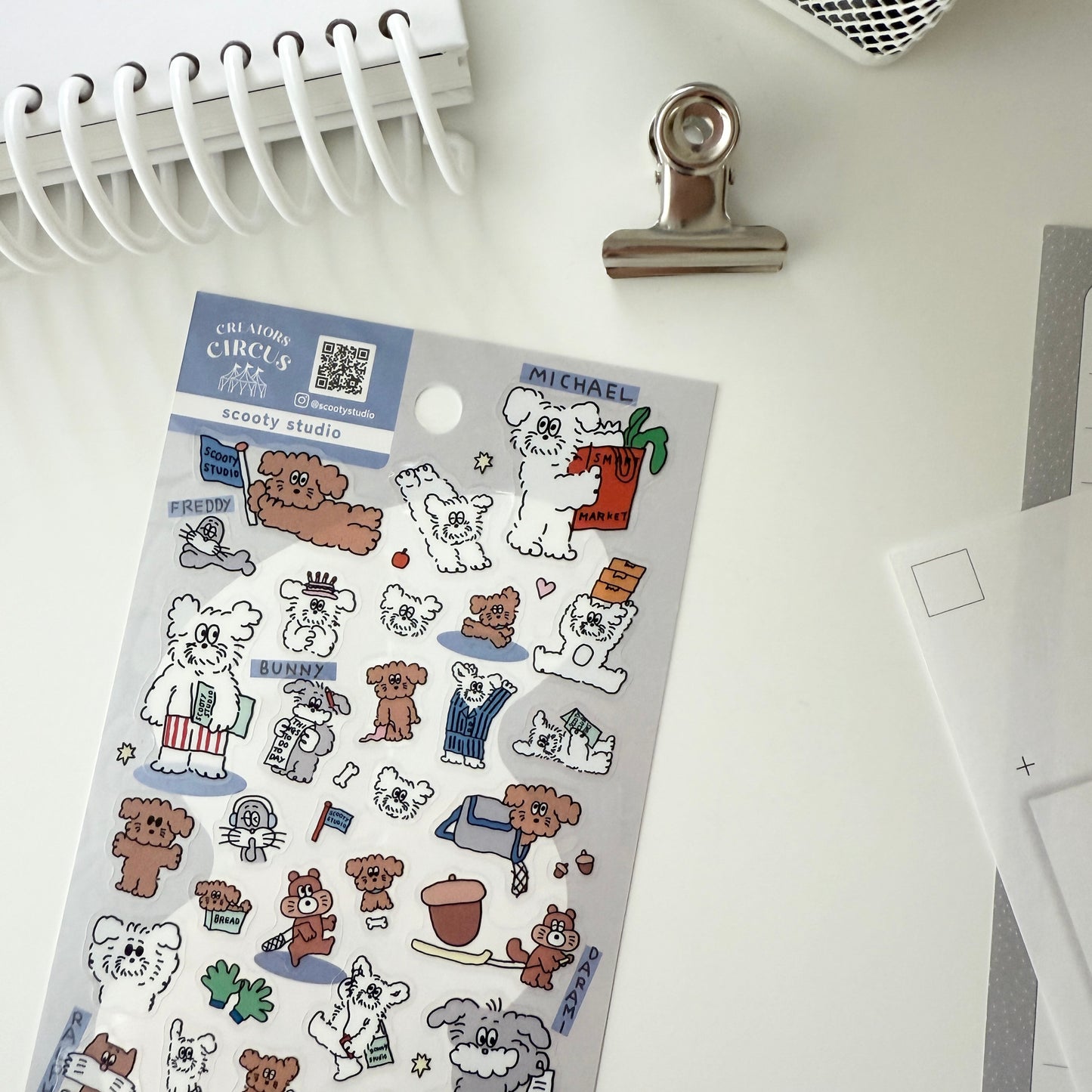 Creators Circus Sticker Sheet / LOTA & Scooty Studio