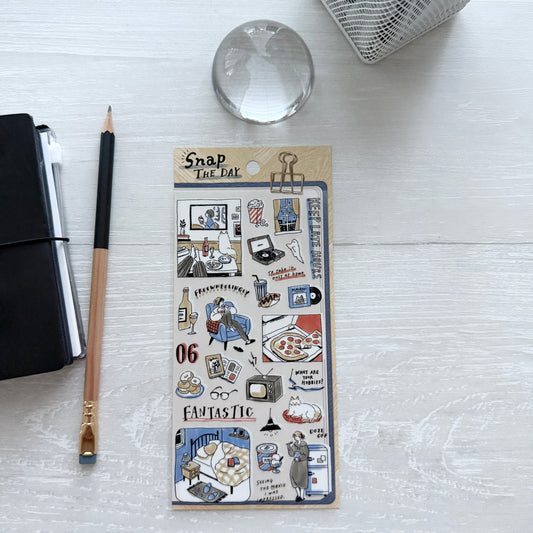 Mind Wave Snap The Day Sticker / Movie Night