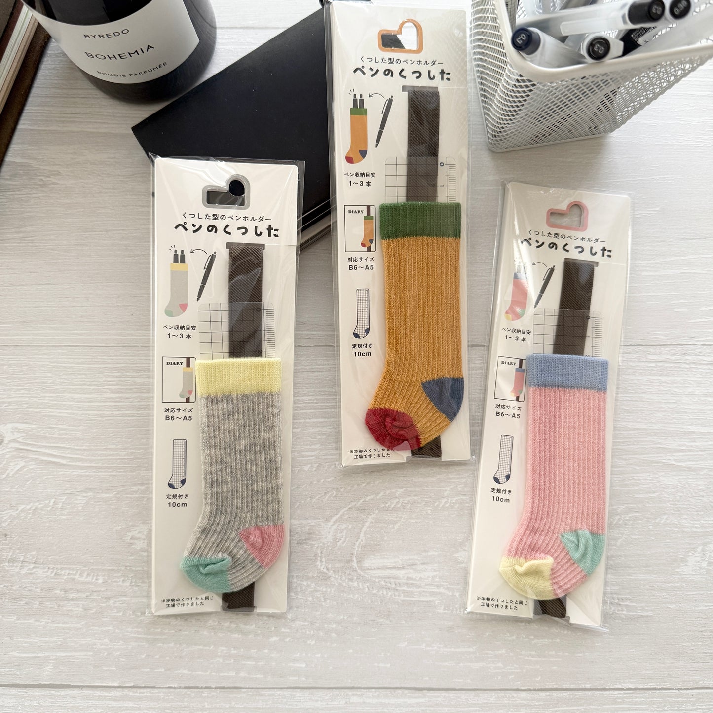 Limited Winter Pen Socks & Notebook Fastener / 8 Colors