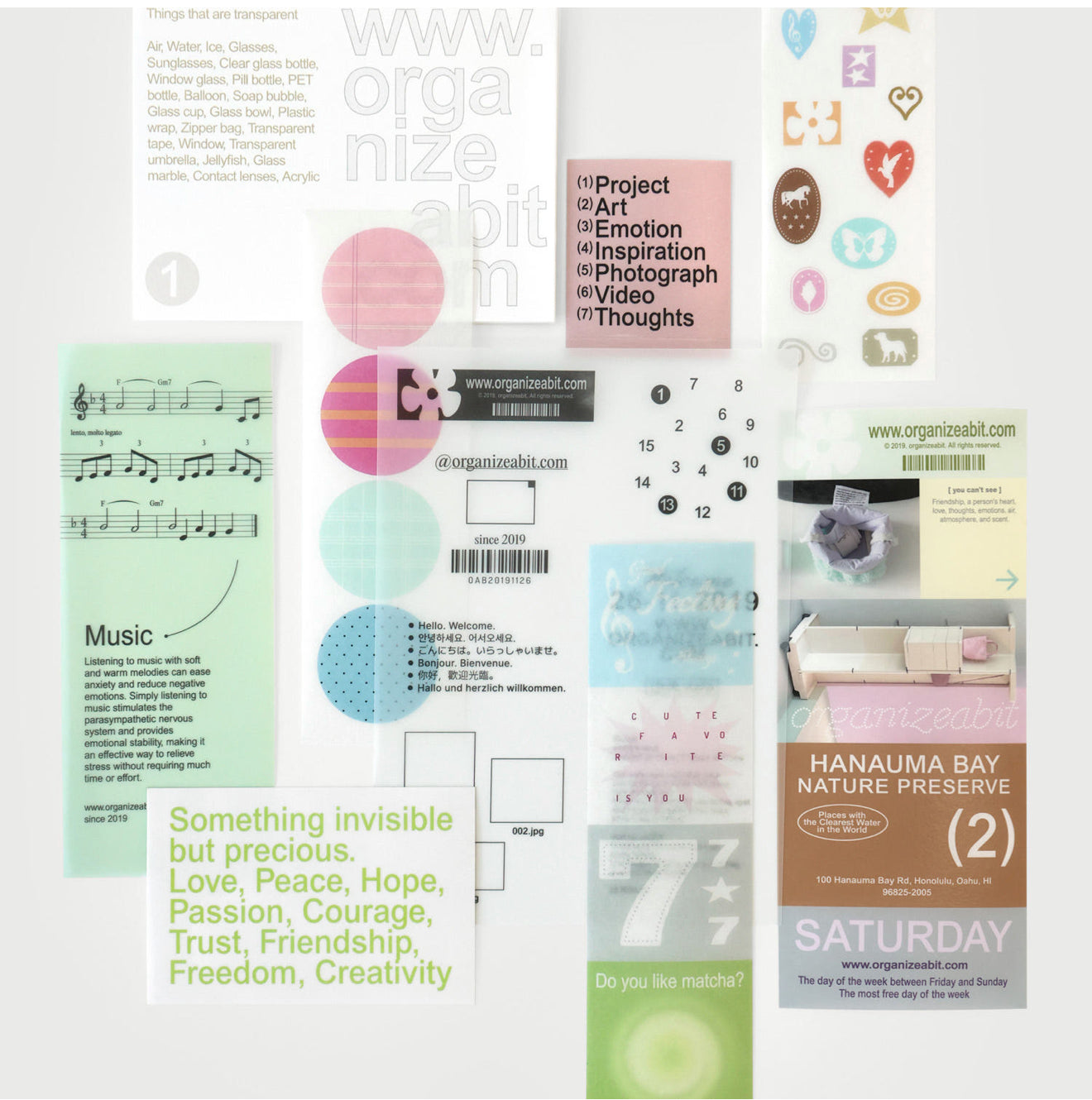 Organize a bit Clear Pack