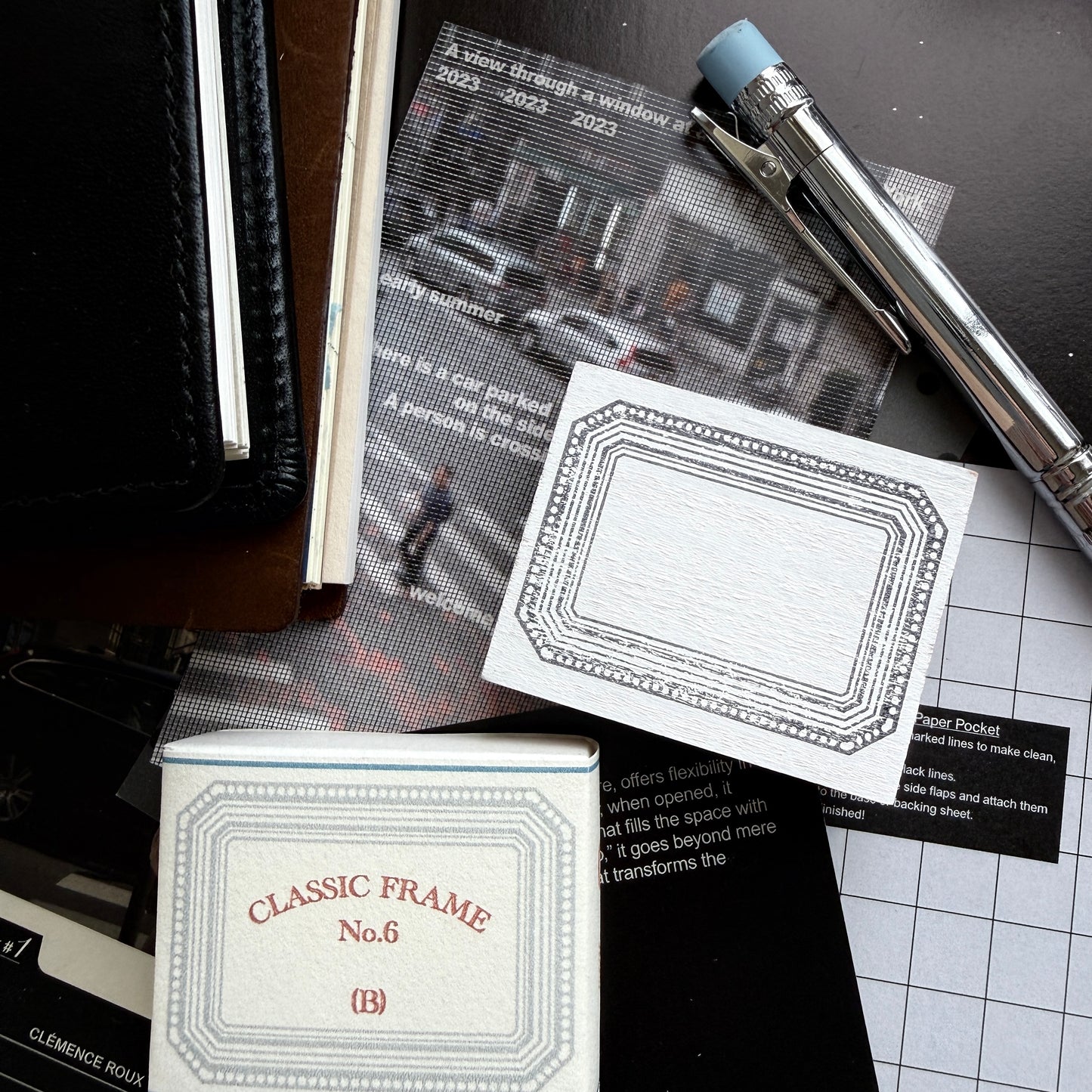 kurukynki Dream Ledger Classic Frame Rubber Stamp / Large