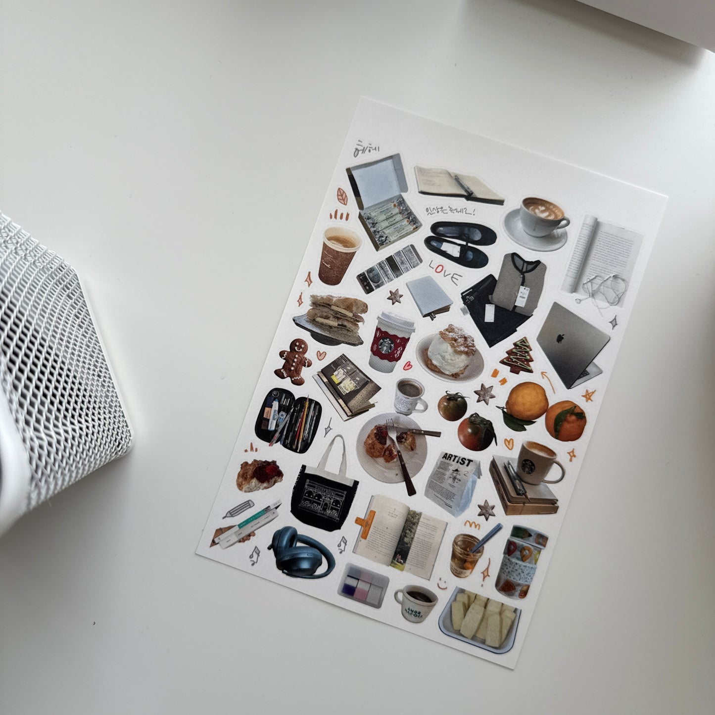 Kmmile Daily Object Sticker (1)