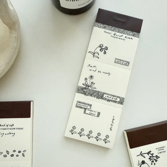 A kind of cafe Notepad Collection / No. 1-3