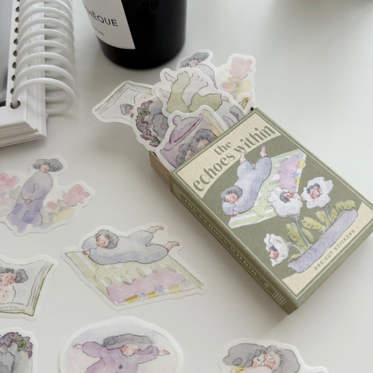 Dodolulu The Echoes Within Die-cut Matchbox Stickers