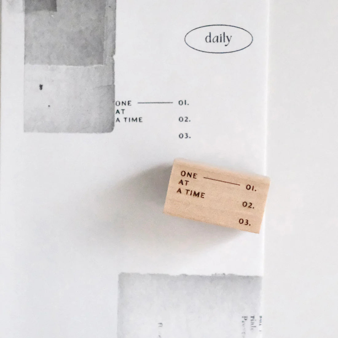 PC x Phavourite co Rubber Stamp / One at a time