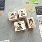 MA7stamp 2025 NEW Fumiko Rubber Stamp / 4 Designs