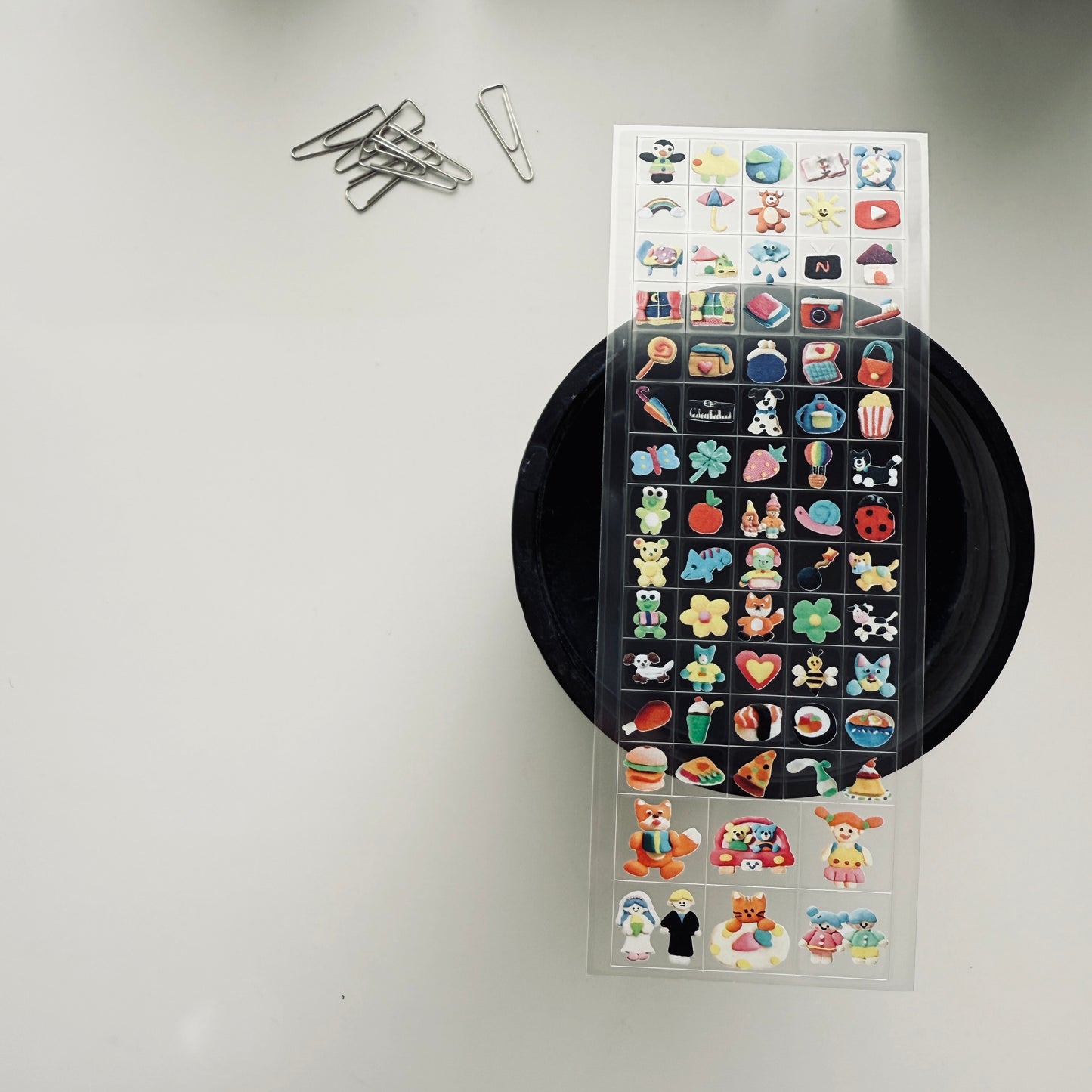 Sosom room Nemonemo Clear PET Sticker Sheet / Jan - May