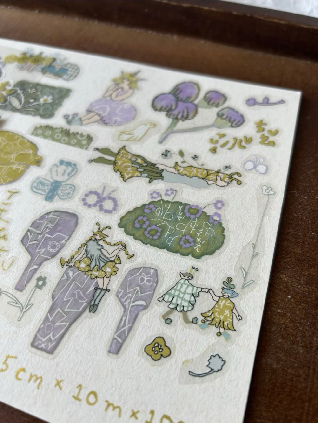 Misshoegg Meadow Flower Fairies PET Sticker Roll