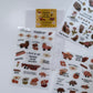A Kind of Cafe Friends on My Balcony Transfer Sticker Pack