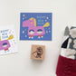 Msbulat New Year Collection Rubber Stamp / 4 Designs