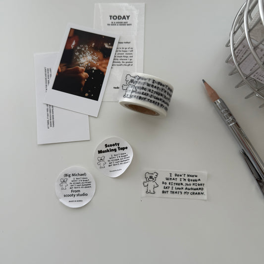 Scooty Studio Big Michael Masking Tape