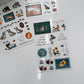 A Kind of Café Taste the Life Postal Transfer Sticker Pack