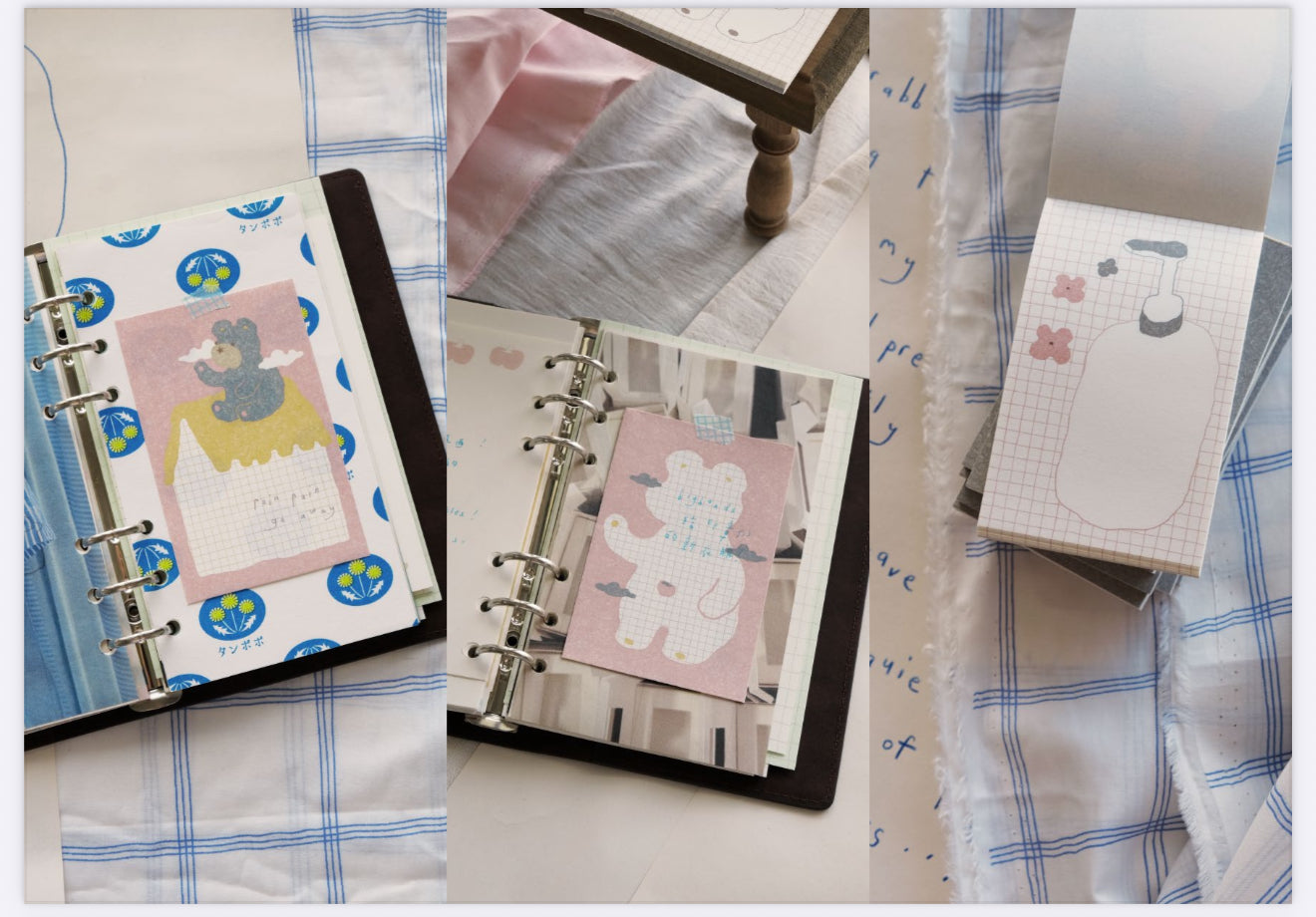 Bighands Rainy Days Collection Memo Pads / 5 Designs
