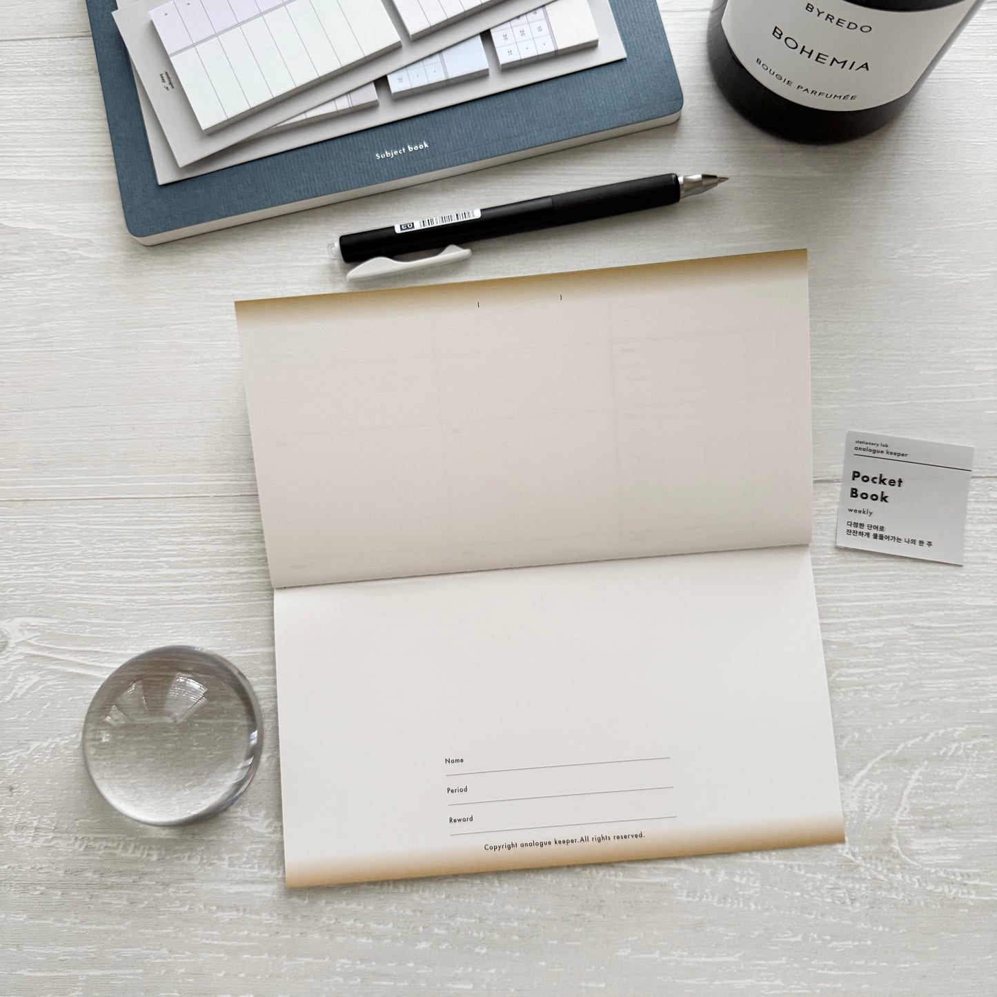 Analogue Keeper 2025 NEW Pocket Book / Daily & Weekly