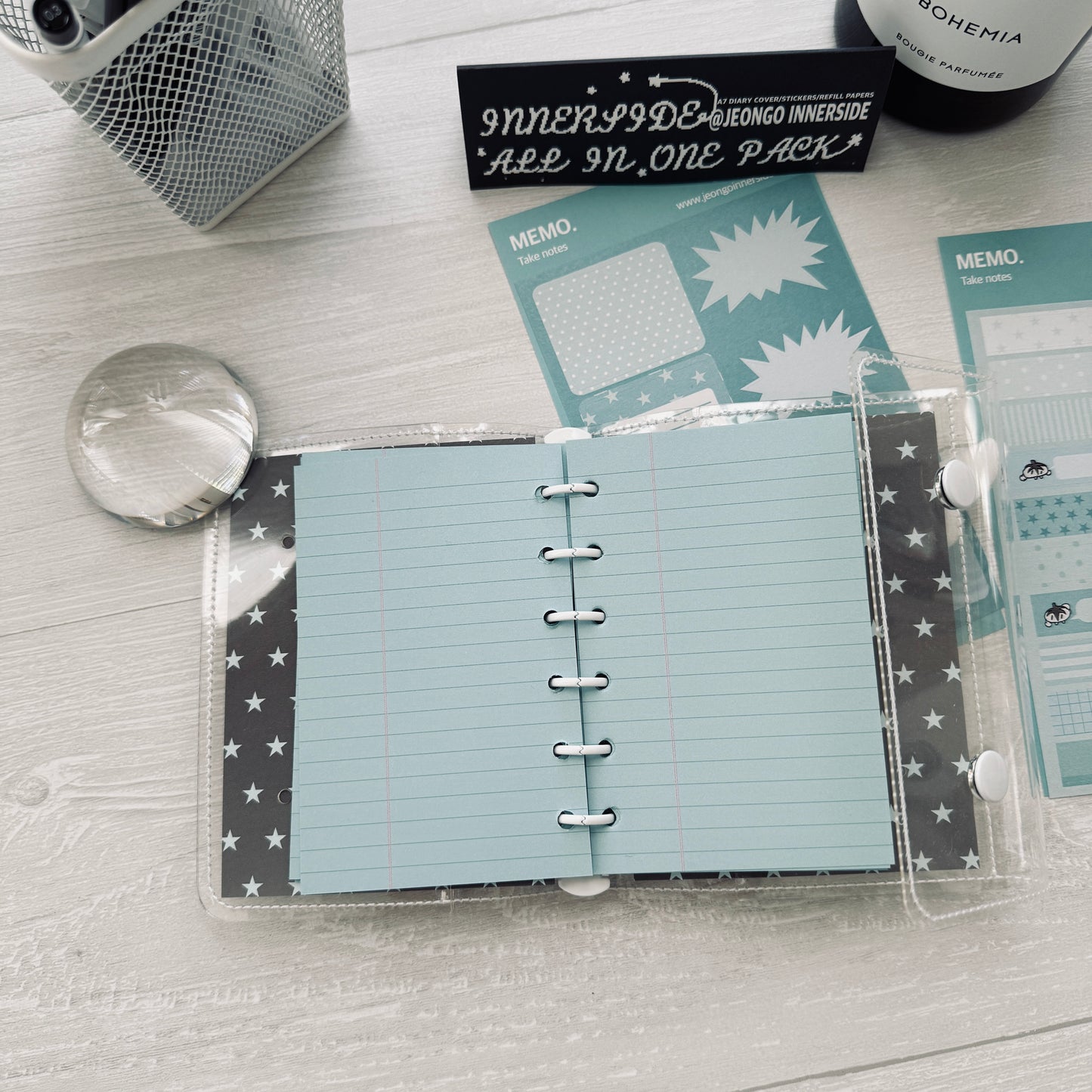 Jeongo Innerside Angle Wing Diary Set / Pocket Size