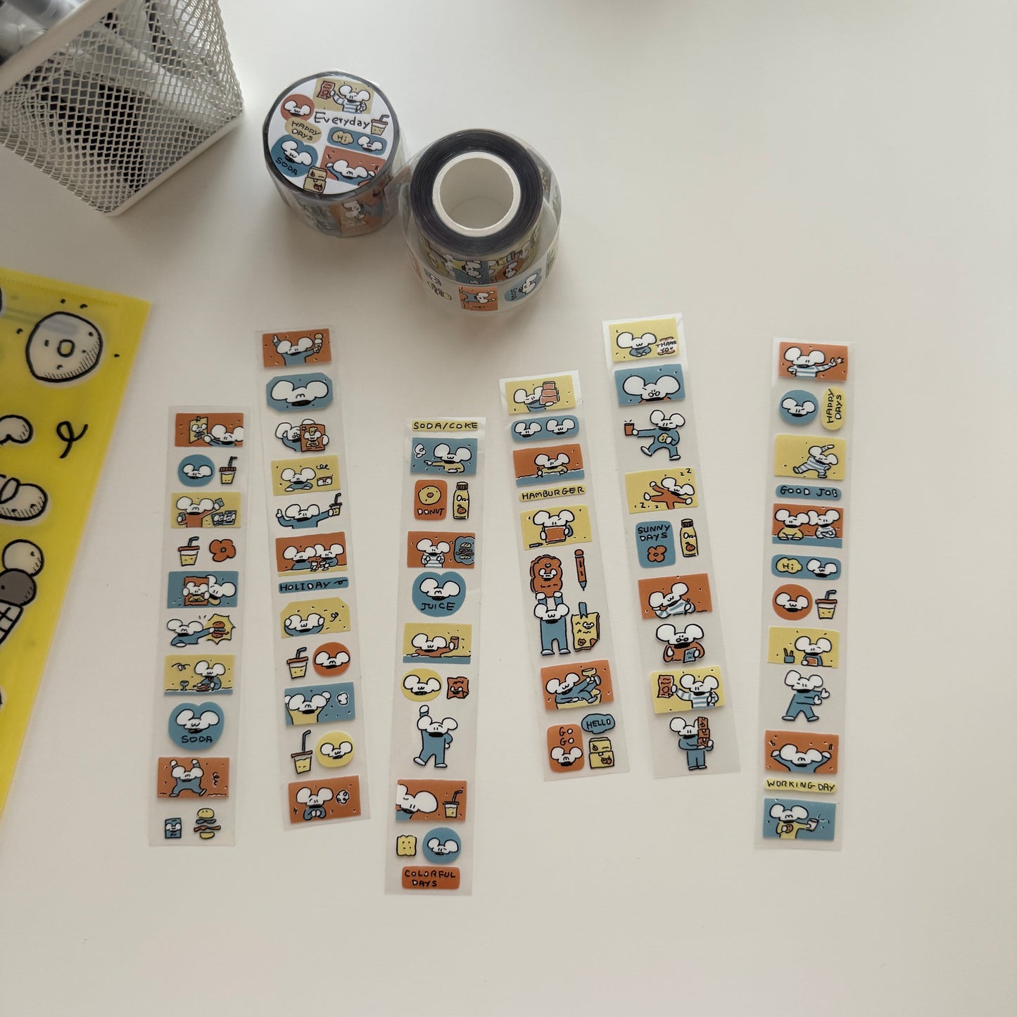 1991w2992 Everyday Lemon Macaron PET Tape