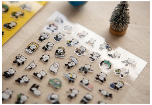 OURS PANDA! PANDA! Sticker Sheet